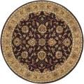 Hand-tufted Casa Plum Wool Rug (4' Round)
