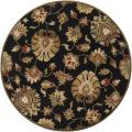 Hand-tufted Caper Black Wool Rug (6' Round)