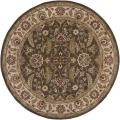 Hand-tufted Brute Brown Wool Rug (9'9 Round)