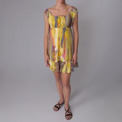 Journee Collection Juniors Mixed Pattern Empire Waist Dress
