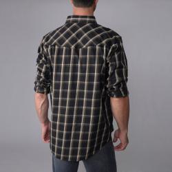 Smoke Rise Men's Plaid Long-sleeve Shirt