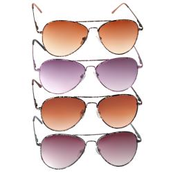 Adi Designs Women's Snake Print Aviator Sunglasses