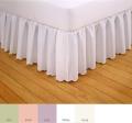 Embroidered Scalloped 18-inch Drop Bedskirt