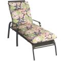 Gosi Floral All-weather Outdoor Dark Grey Lounge Chair Cushion