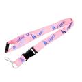 Pink Los Angeles Dodgers Clip Lanyard
