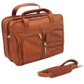 Vaquetta Handcrafted Lush 14-inch Top-grain Leather Briefcase