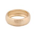 14k Gold Overlay Fine Brushed Finish Wedding-style Band