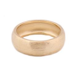 NEXTE Jewelry 14k Gold Overlay Fine Brushed Finish Wedding-style Band