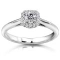 14k White Gold 1/3ct TDW Diamond Engagement Ring (H-I, I1-I2)