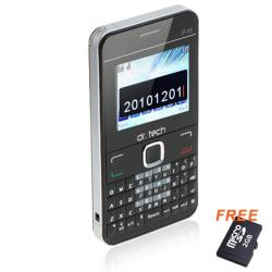 dr. Tech IP88 Black Dual SIM Unlocked Cell Phone with Micro 2GB Memory Card