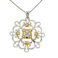 Sterling Silver Citrine Necklace