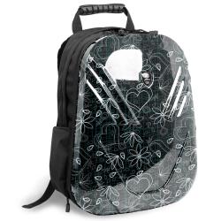 J World 'Tuttle' Black Love Letter 18-inch PC Tablet Backpack
