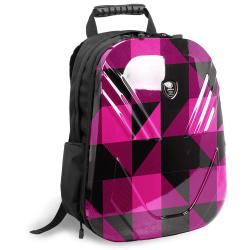 J World 'Tuttle' Pink Block 18-inch PC Tablet Backpack