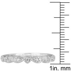 Sterling Silver 1/8ct TDW White Diamond Band (I-J,I2-I3)