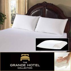 Grande Hotel Collection Reversible Memory Foam and Fiber Pillow