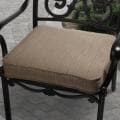 Clara 20-inch Outdoor Textured Latte Cushion with Sunbrella