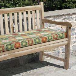 Isabella 48-inch Outdoor Beringer Green Bench Cushion with Richloom Fabric