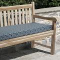 Details on patio pools deck Kate 48-inch Outdoor Pool Blue Bench Cushion
