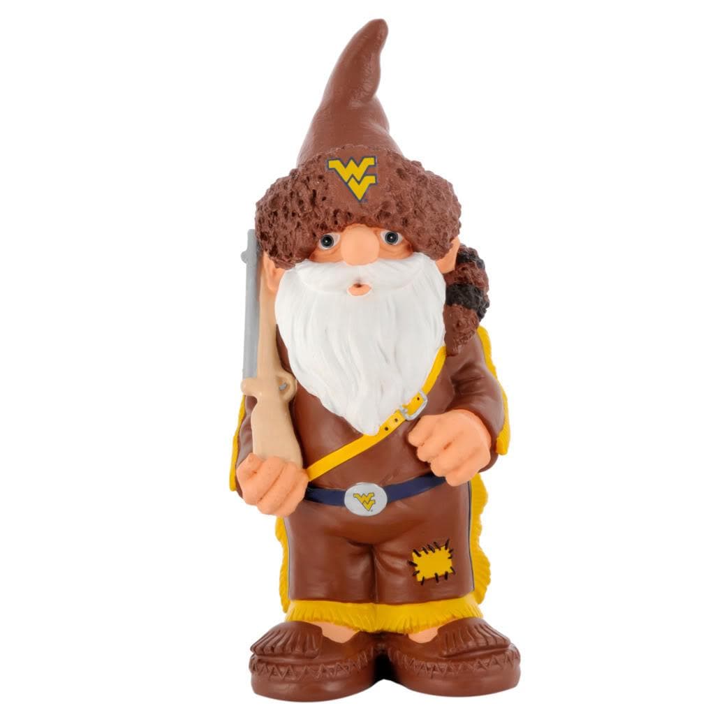 West Virginia Mountaineers 11 inch Thematic Garden Gnome