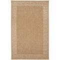 Woven Hyde Indoor/Outdoor Geo Border Rug (5' x 7'6)