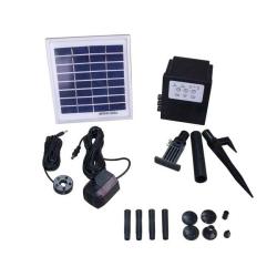 Solar-powered 5-watt LED Light Water Pump System