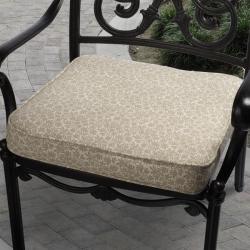 Ava Parson Natural Outdoor Cushion with Covington Fabric