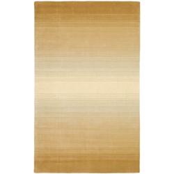 Martha Stewart Ombre Gradient Gold Wool Rug (5' x 8')