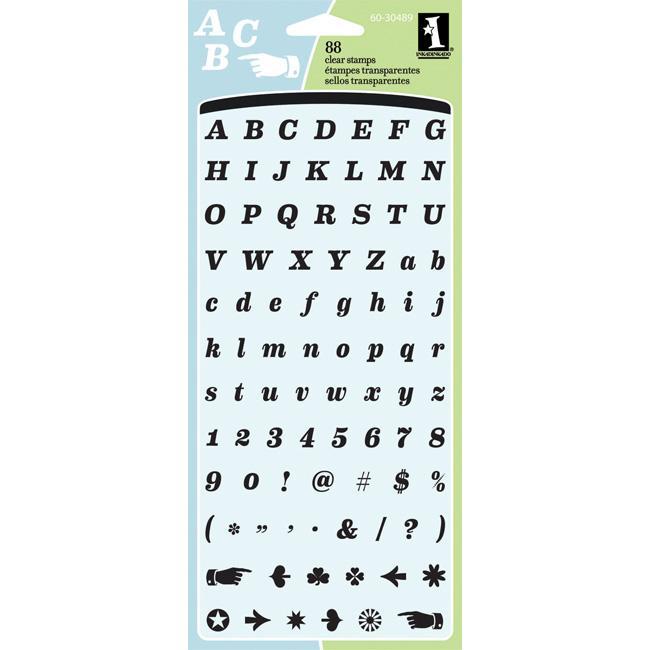 Inkadinkado Everyday Alphabet Clear Stamps