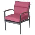 Mia Outdoor Mauve Chaise Patio Club Chair Cushion