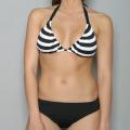 Perry Ellis Women's Striped Halter Bikini