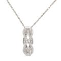 Sterling Silver 1/2ct TDW Diamond Fashion Necklace (I-J, I2-I3)