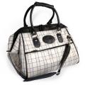 Sizzix Black, Cream and Periwinkle Plaid Doctor's Bag