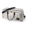 Sizzix Eclips Black, Cream and Periwinkle Plaid Tote