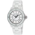 Akribos XXIV Women's Quartz Date Midsize Ceramic Bracelet Watch