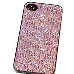 Light Pink Rhinestone Case for Apple iPhone 4
