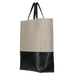 Celine Canvas and Leather Tote Bag - 13637686 - Overstock.com ...