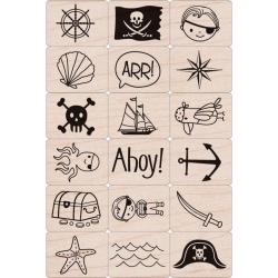 Hero Arts Ink 'n Pirate Stamp