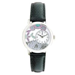 Croton Women's Casual Floral Crystal Quartz Watch