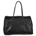 Yves Saint Laurent 257202 Black Leather Bowler Bag
