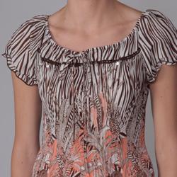 Piano Junior's Embellished Collar Crinkle Blouse
