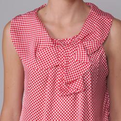Piano Brand Junior's Polka-dot Sleeveless Blouse