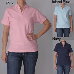 ADI Ultra Women's Double Pique Short-sleeve Polo Shirt