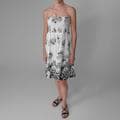 Provogue Juniors Floral Print Strapless Dress