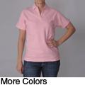 ADI Ultra Women's Double Pique Short-sleeve Polo Shirt