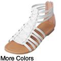 Journee Collection Girl's 'Crosby-2s' Gladiator Sandals