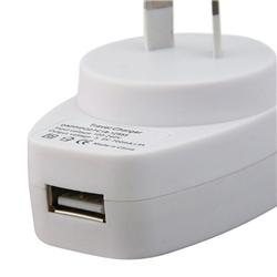 Premium White USB Australia Travel Charger Adapter