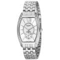 Akribos XXIV Women's Diamond Swiss Quartz Tonneau Bracelet Watch