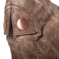 David & Scotti Winter Medium Patchwork Leather Hobo Bag