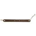 Silver Creek 7-inch Brown Leather Bracelet