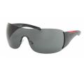 Prada Sport PS 02LS Black Shield Sunglasses